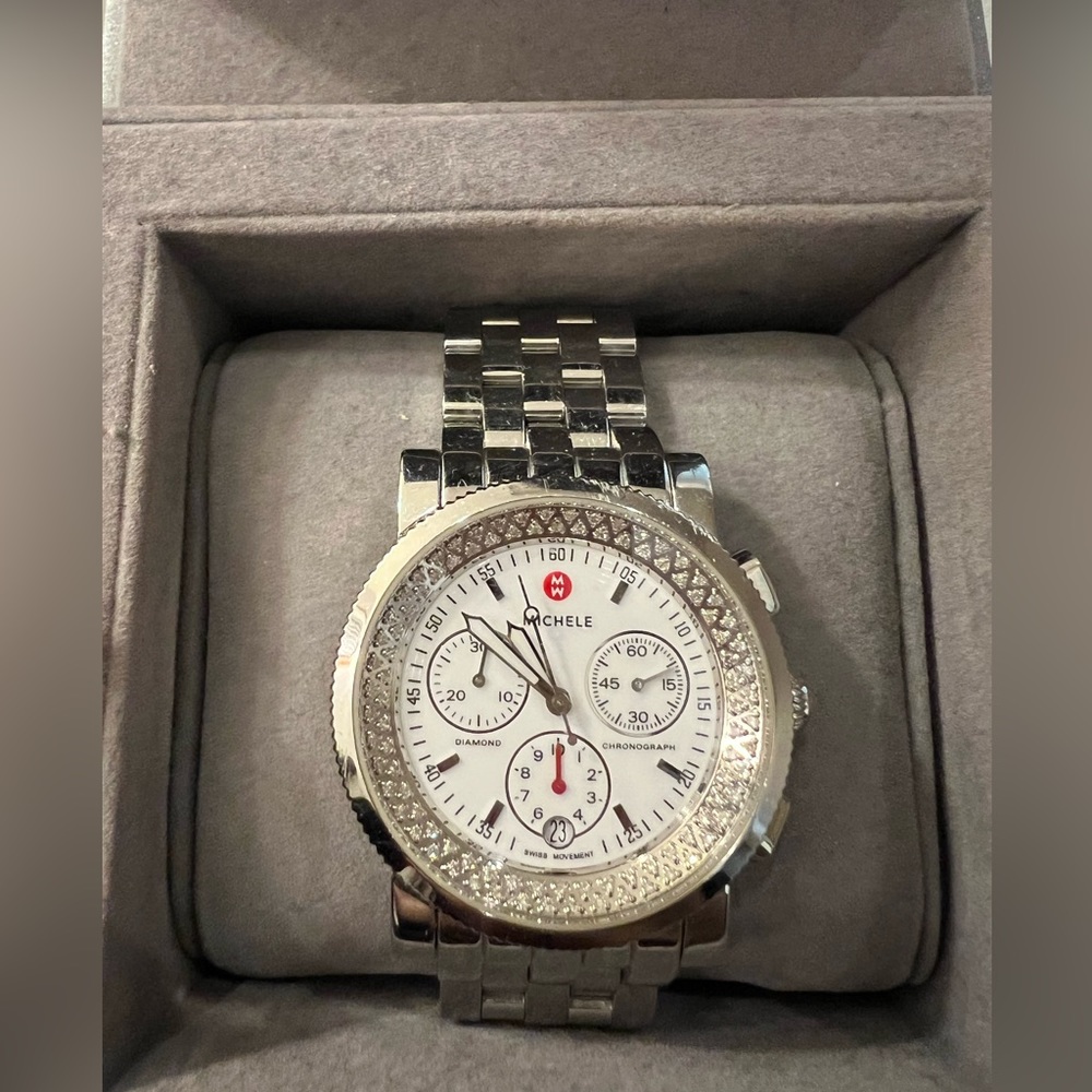 Michele Sport Sail Diamond Watch